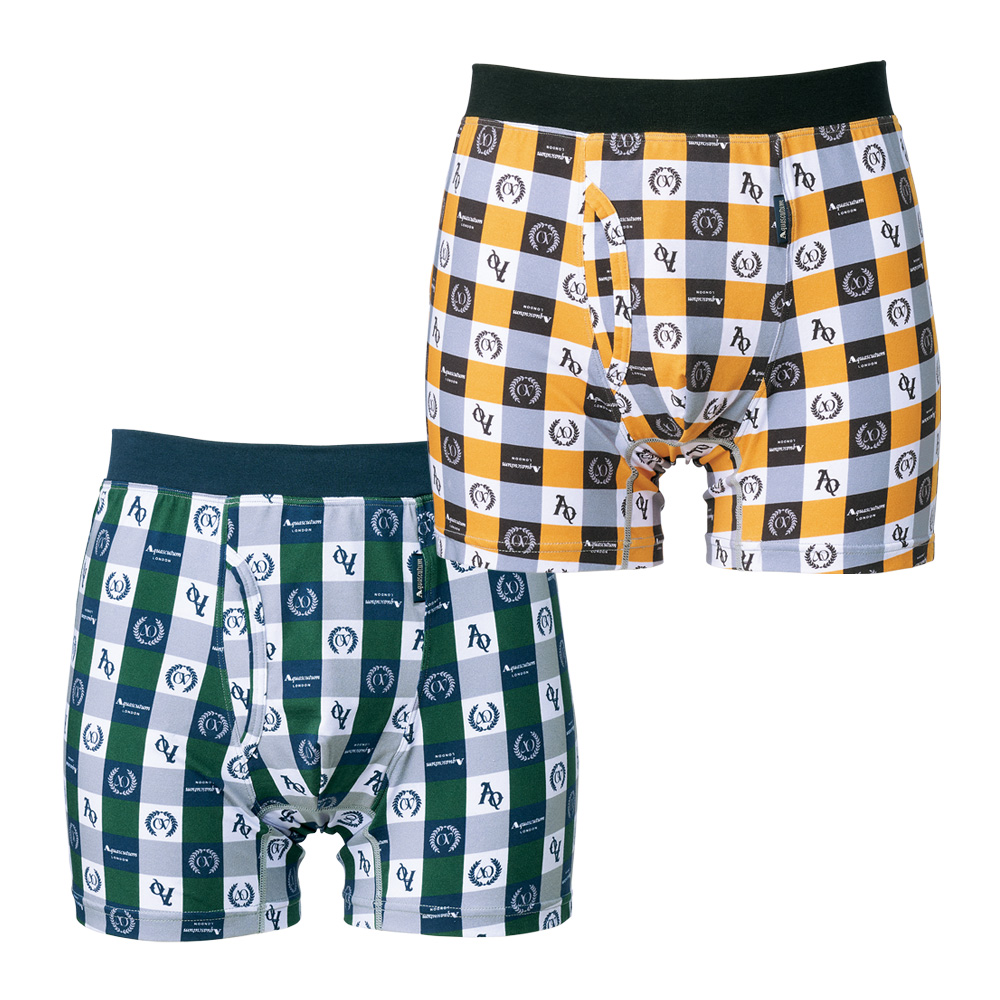 吸水パッド付き・ボクサーパンツ/2色セット