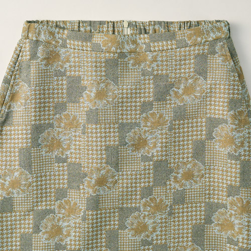 播州織ジャカードスカート