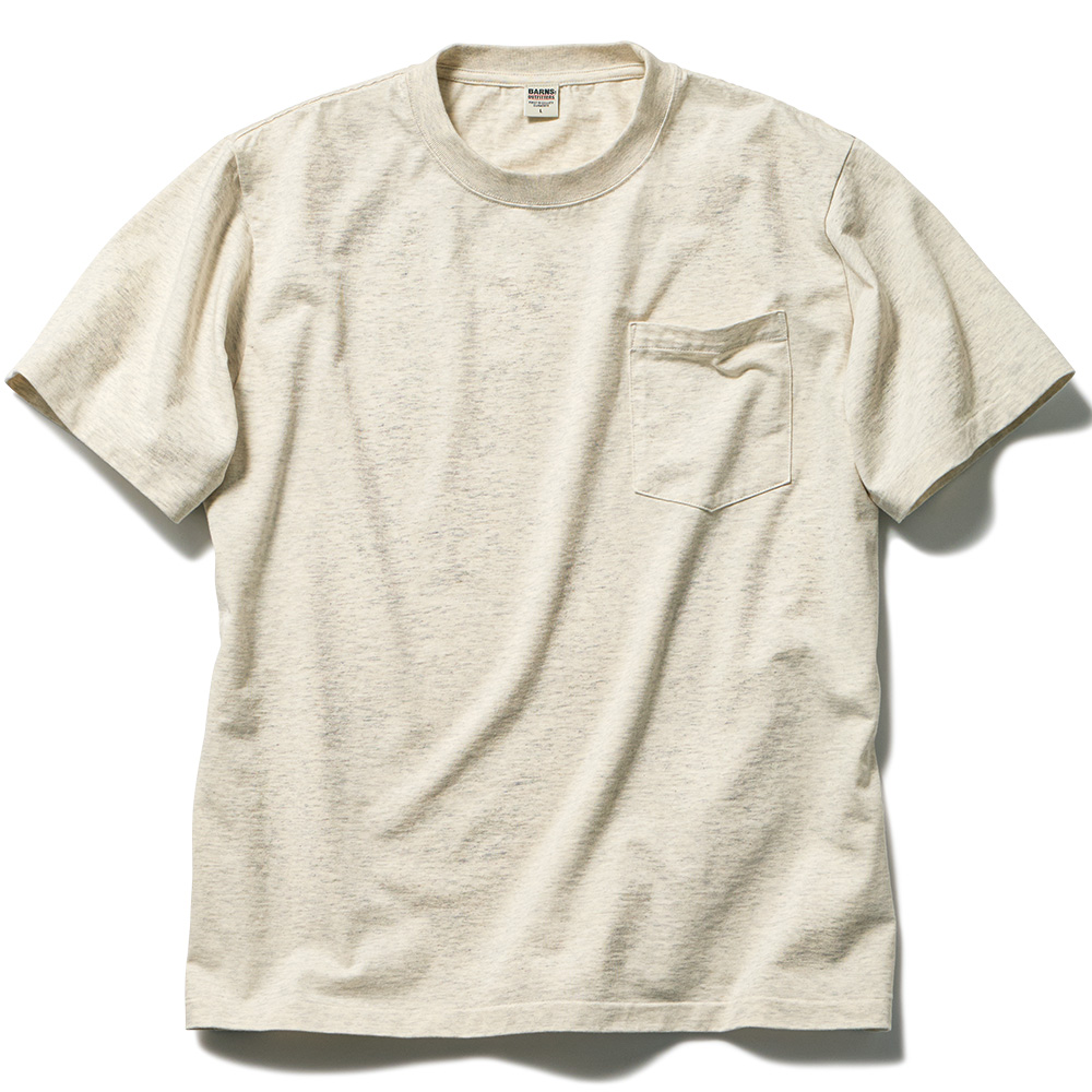 真夏のコットン半袖Tシャツ