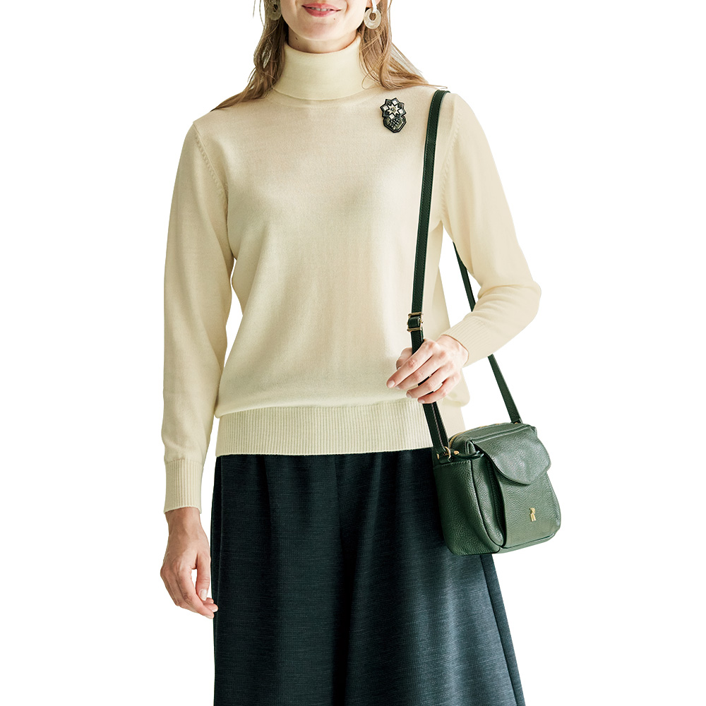 レザーショルダーバッグ