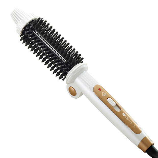 ロールブラシアイロン キャッチ＆カール