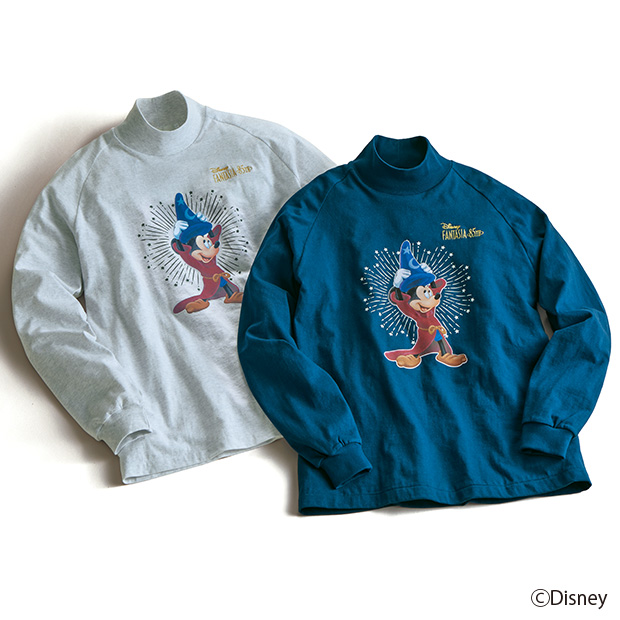 ファンタジア･85周年記念ハイネック長袖Tシャツ