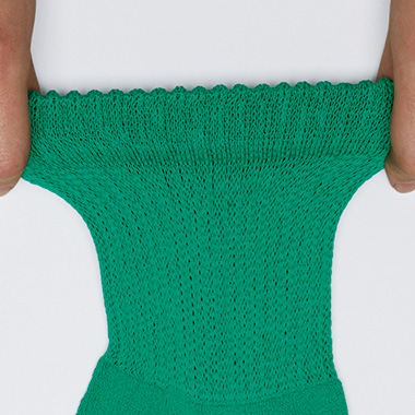 リッチェル編み・シャリ綿混裏パイルソックス/4色セット