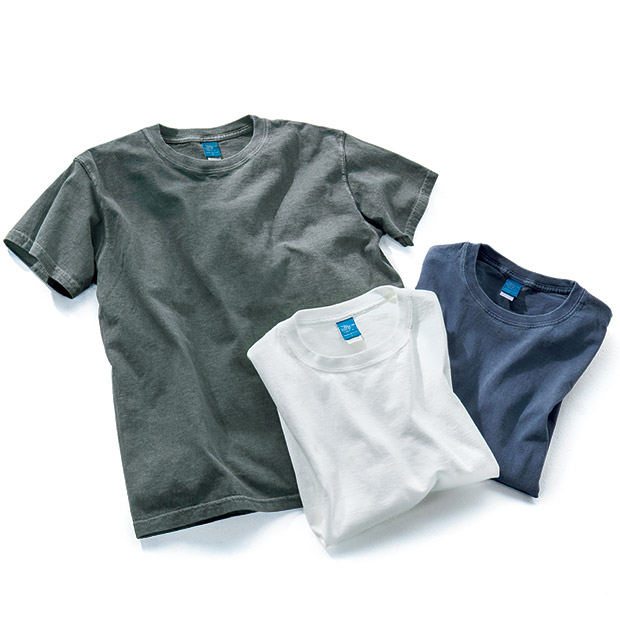 米綿クルーネック半袖Tシャツ／3色セット
