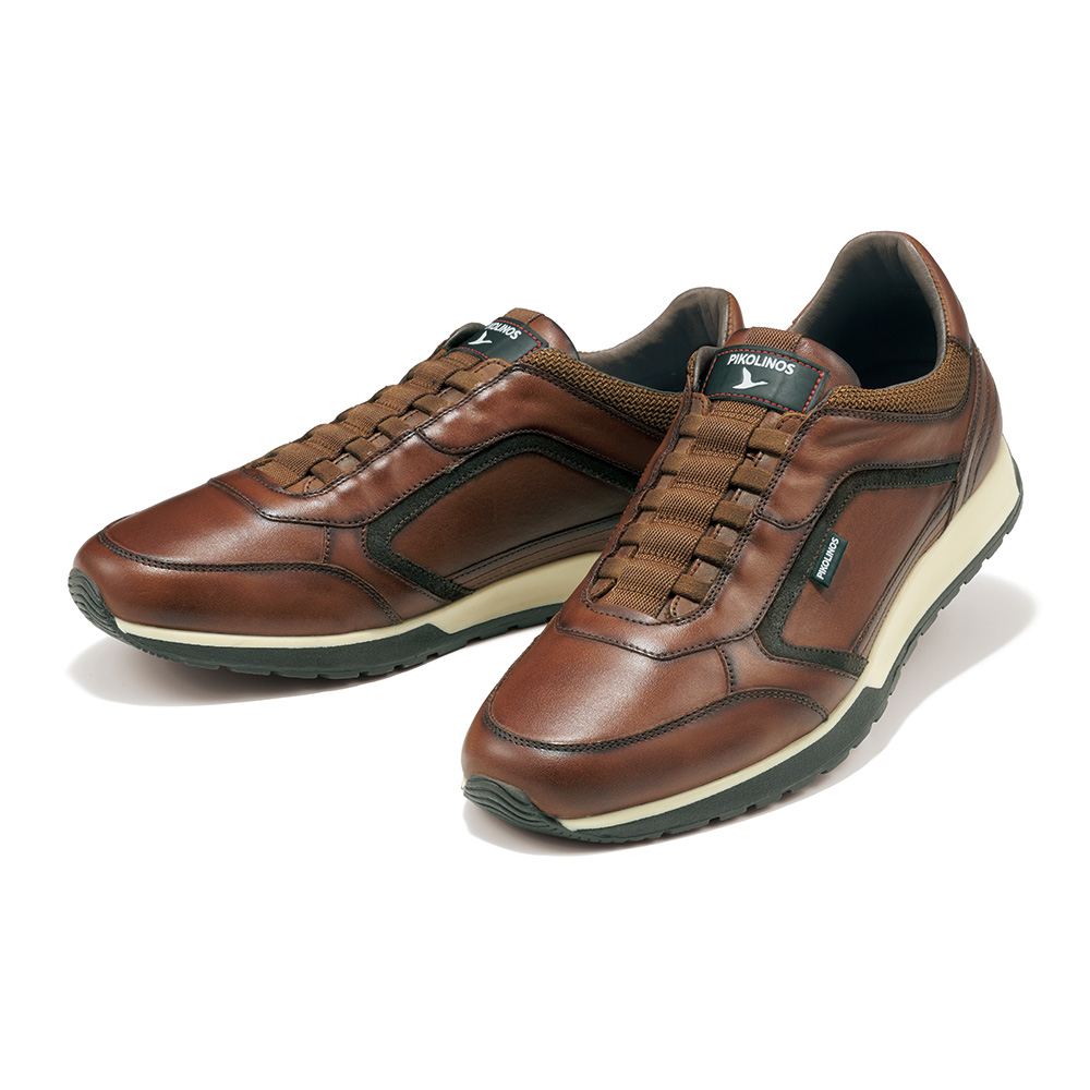 3Eアウトルシドレザー・ゴム紐シューズ