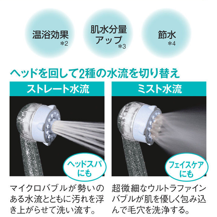 ミラブルプラス シャワーヘッド ライトアップオンラインストア