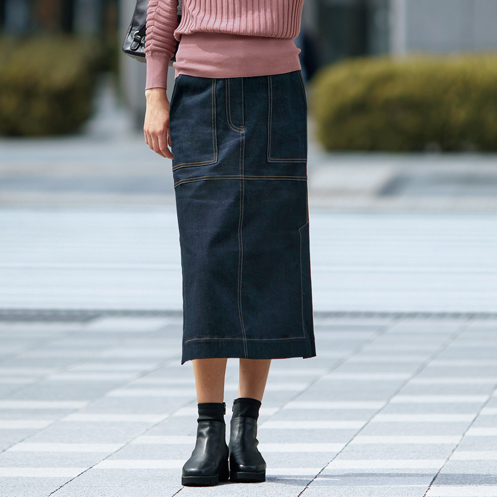 TOGA PULLA/トーガプルラ】Denim wrap skirt/デニムラップ
