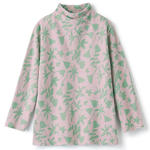 コットンリネン混ジャカードプルオーバー