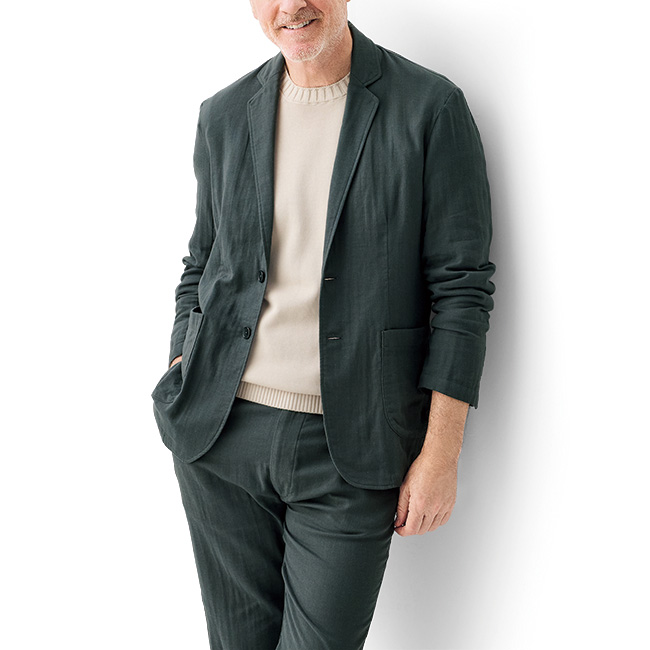 和ざらしダブルガーゼジャケット