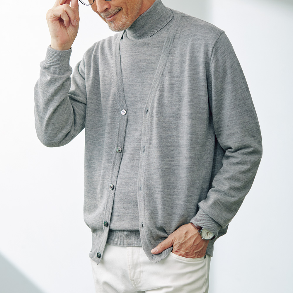 エクストラファインメリノ･カーディガン