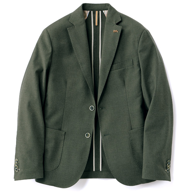 ウール混ストレッチ･アンコンジャケット