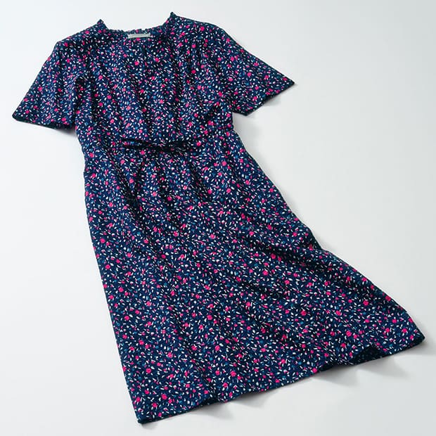 ミラクルウェーブプリントワンピース