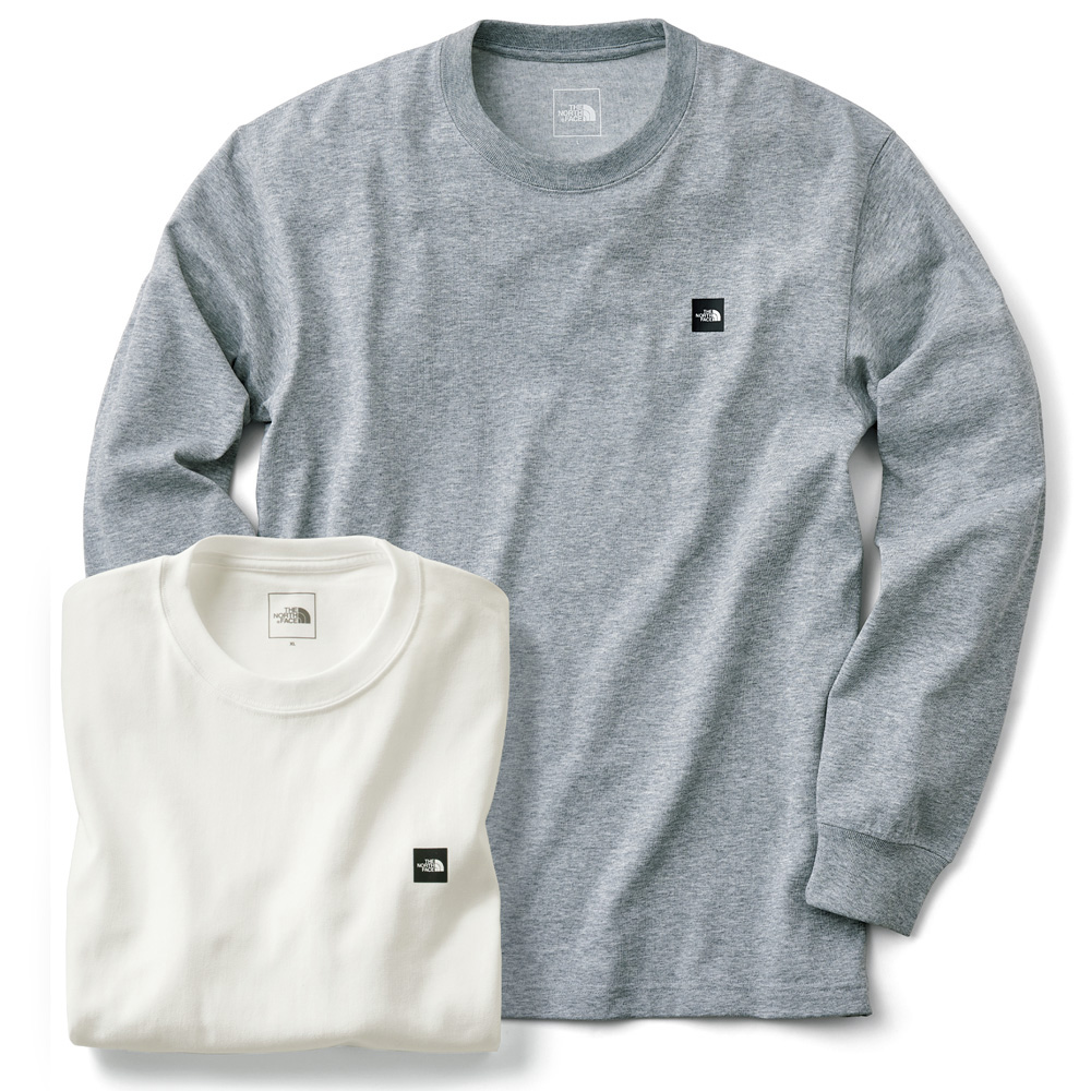 ロングスリーブスモールボックスロゴティー／2色セット