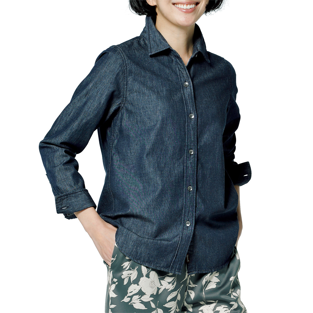 コンパクトシルエット･デニムシャツ