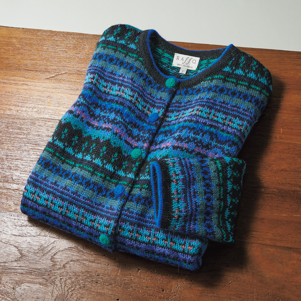 アルパカカーディガン