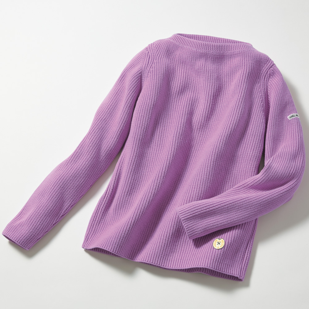 畦編みプルオーバー／当社限定モデル