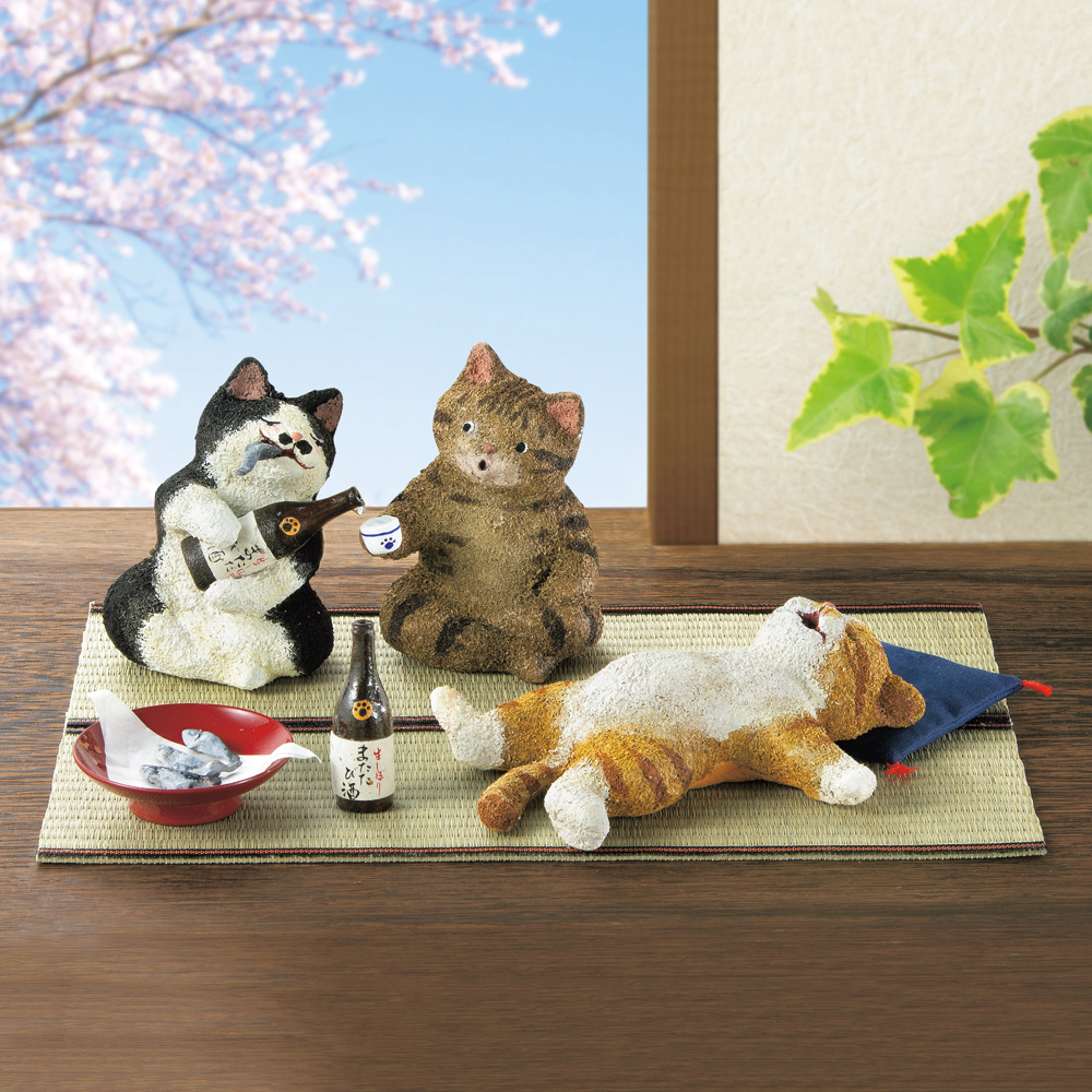 会津桐のこ人形「宴会」