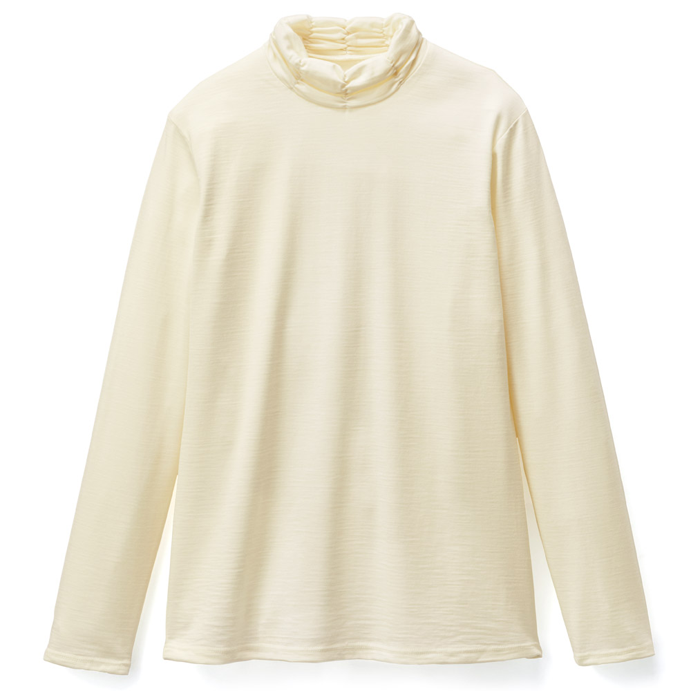 洗えるウール･シャーリングプルオーバー