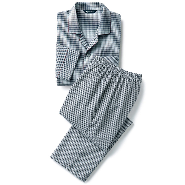 コットンネル･ガンクラブチェックパジャマ