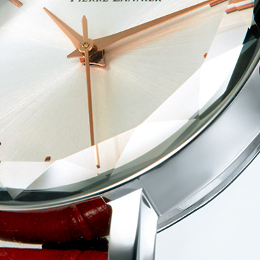 ダイアモンドカットケース･ウオッチ／レザーベルト