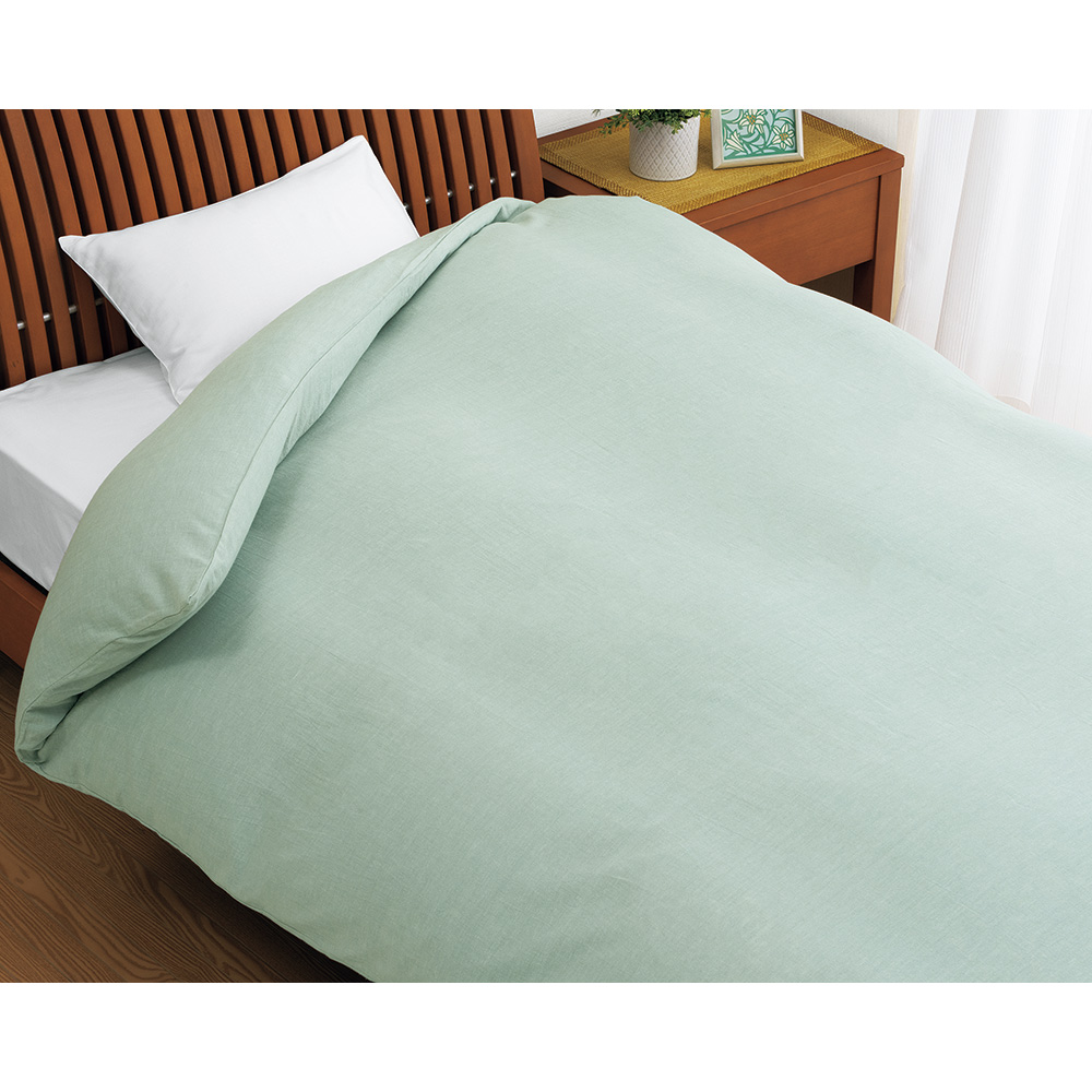 綿とカポック素材の掛けふとんカバー