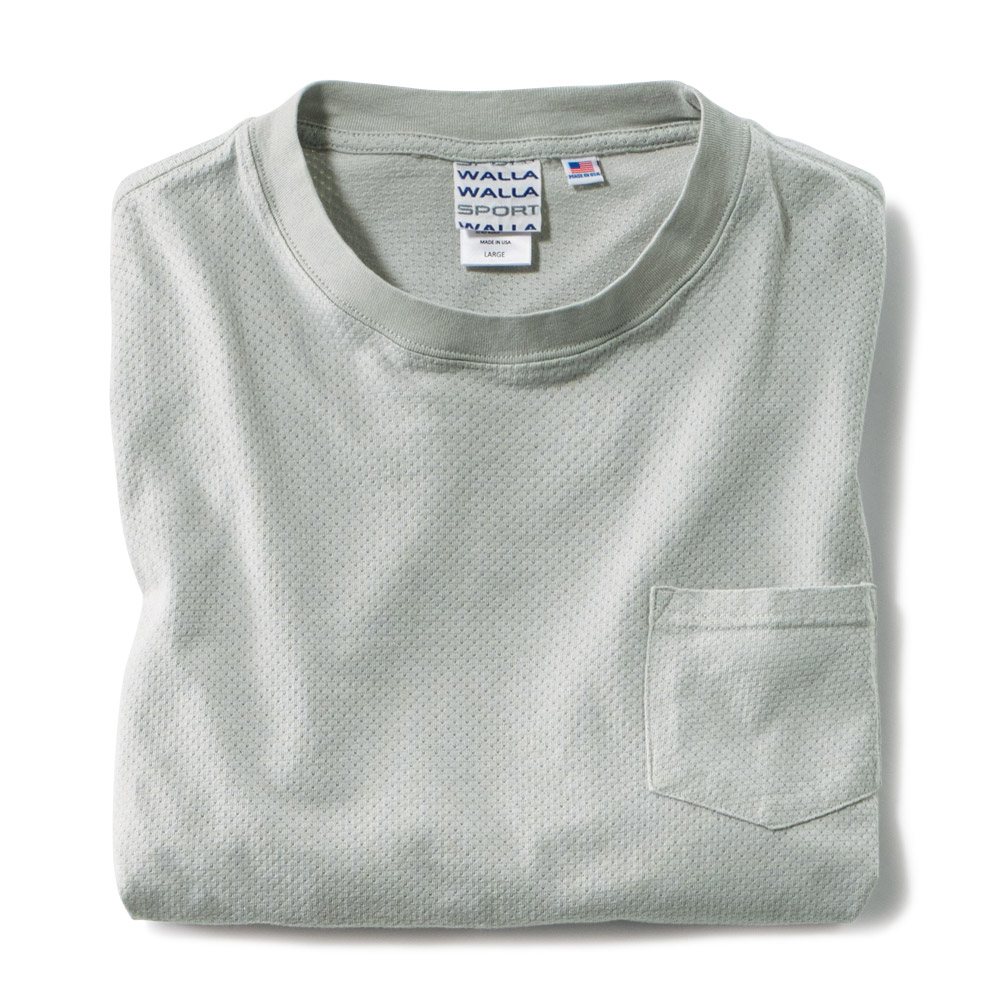 バーズアイメッシュTシャツ