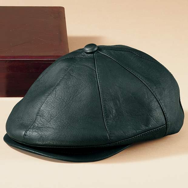 撥水レザーのキャプケット