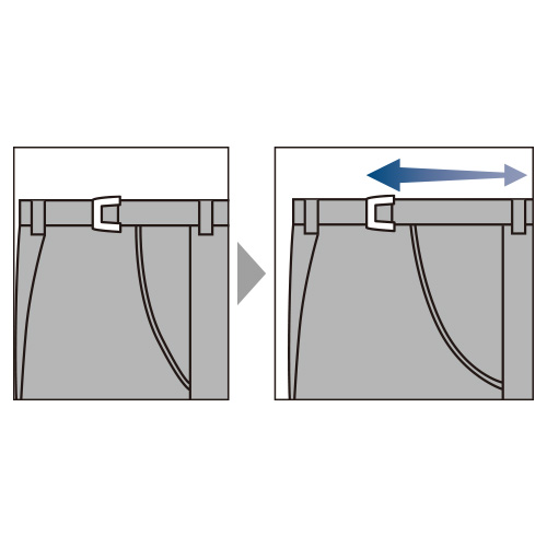 ウール混伸びやかスラックス