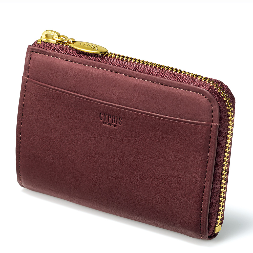 レーニアカーフのコンパクト財布