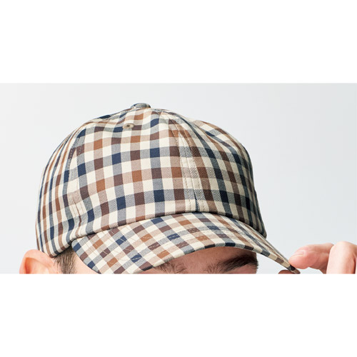 クラブチェックキャップ