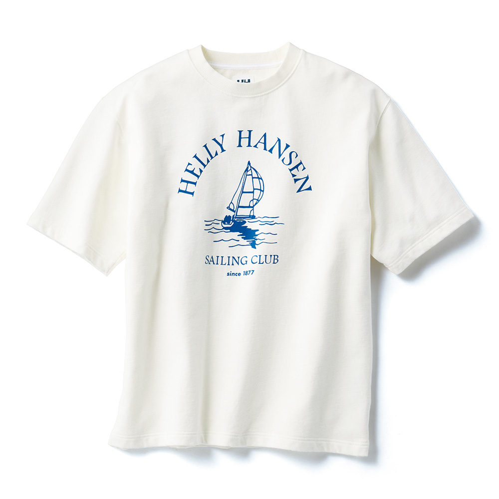 ハーフスリーブHHセーリングクラブウォッシュドスウェットクル