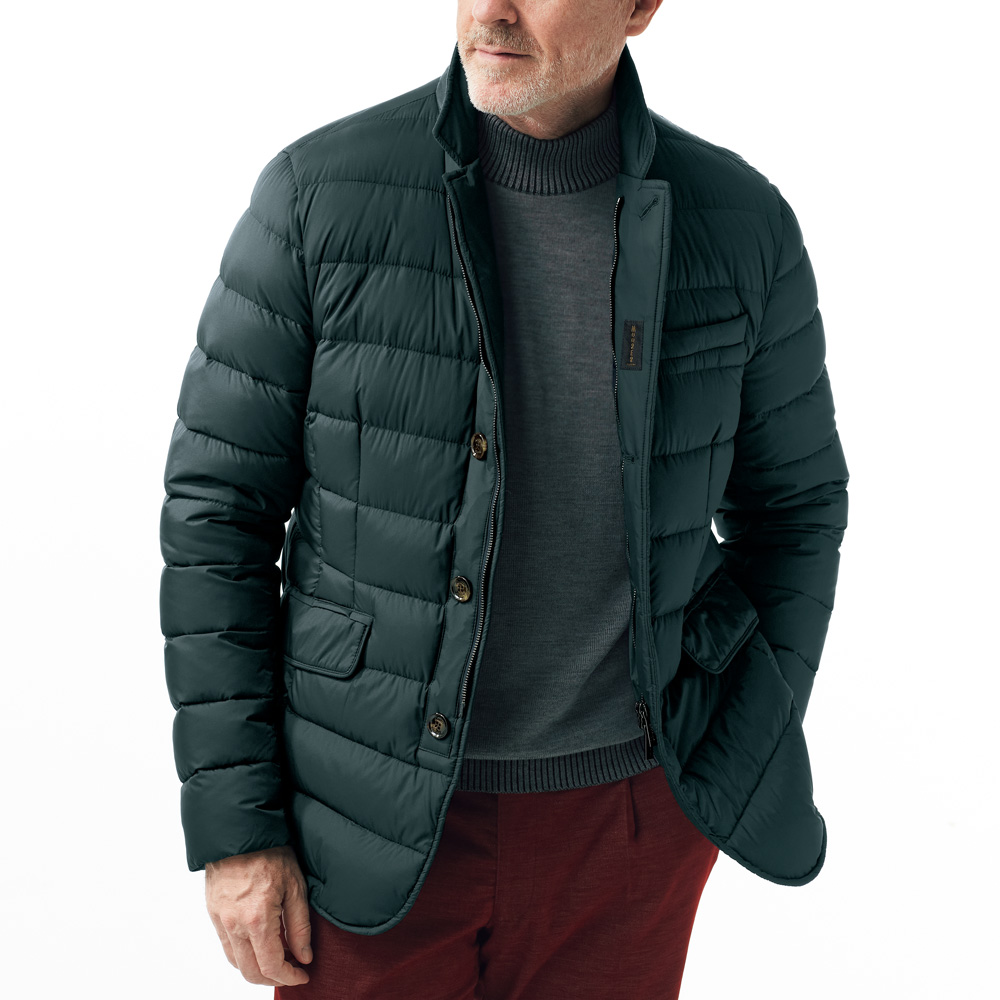 キルティングダウンジャケット