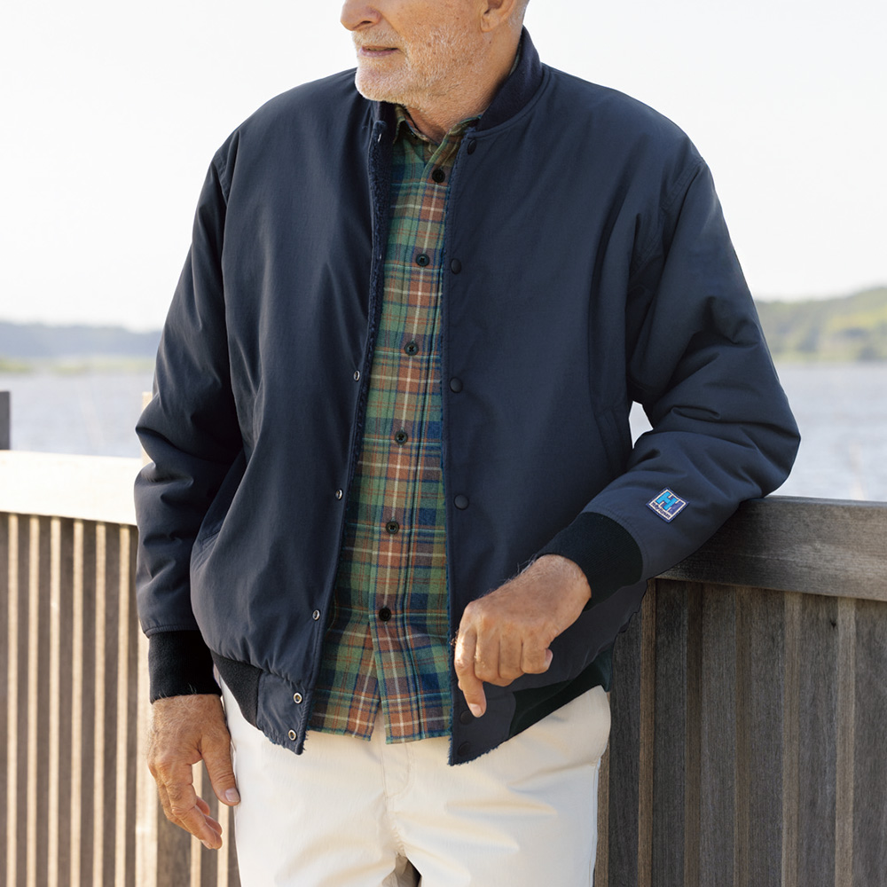 吸汗速乾･暖かチェックシャツ