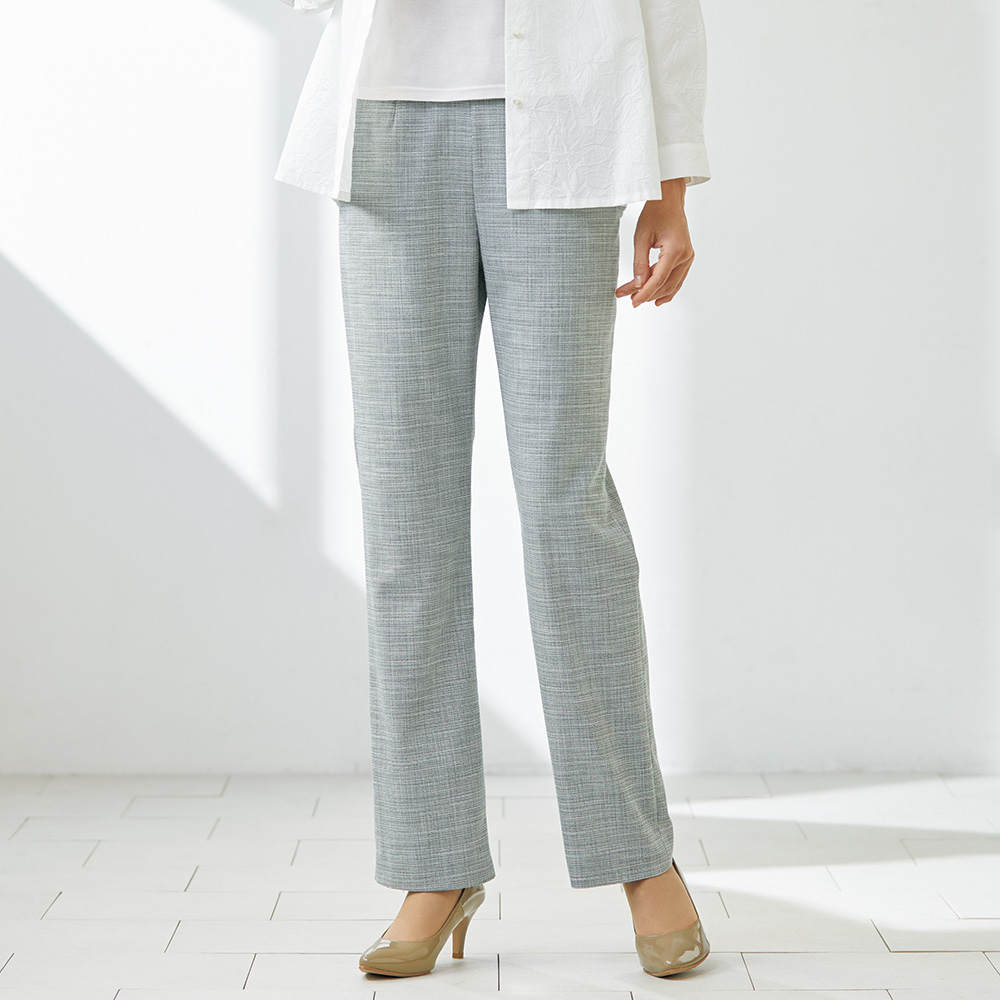 スラブストレッチ・すっきりパンツ