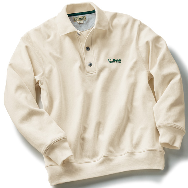 ダブルフェイスジャージーの柔らかポロシャツ