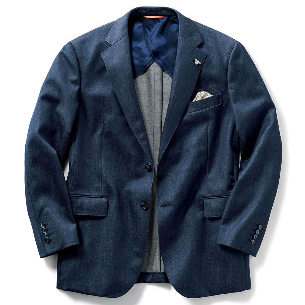 尾州製ファインメリノウールデニムジャケット