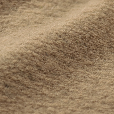 ウール混スライバーニットコート