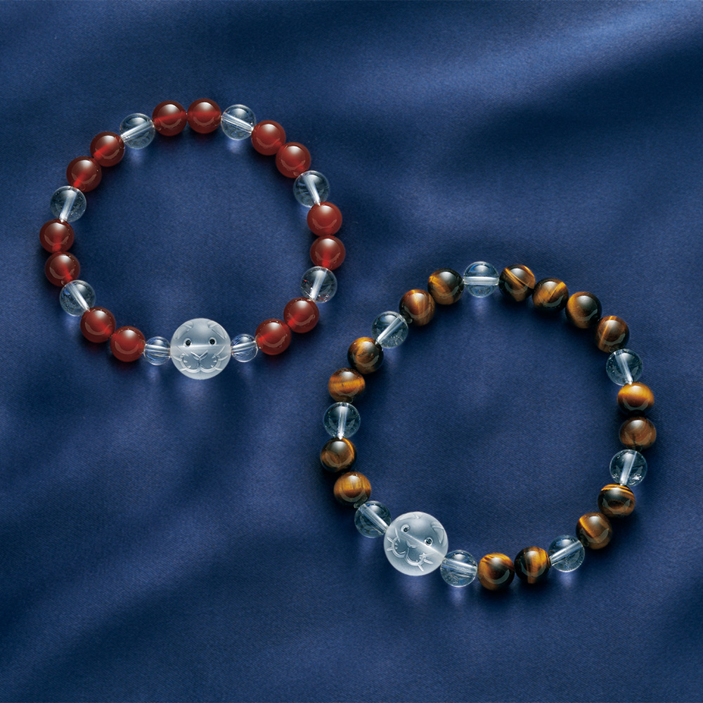 猫の水晶ブレスレット