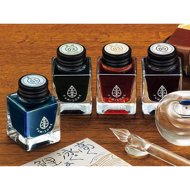文染／天然染料のインク4色セット