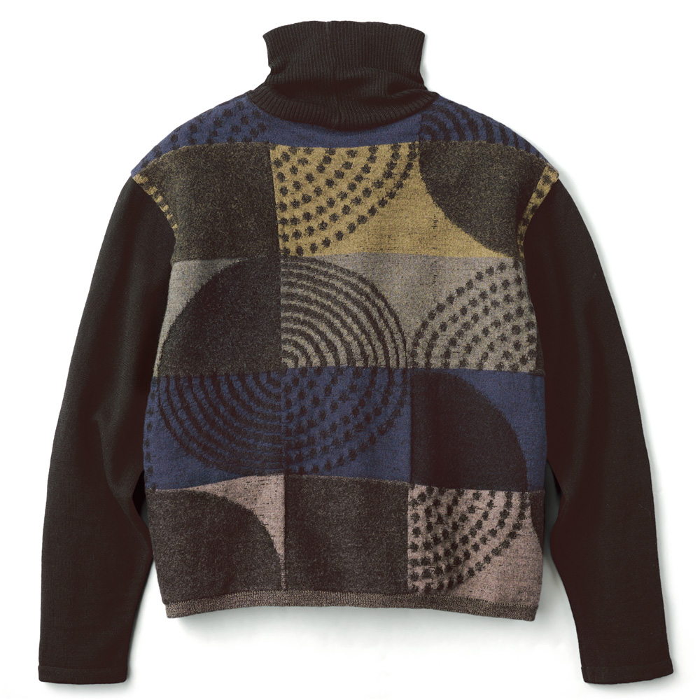 インターシャハイネックプルオーバー