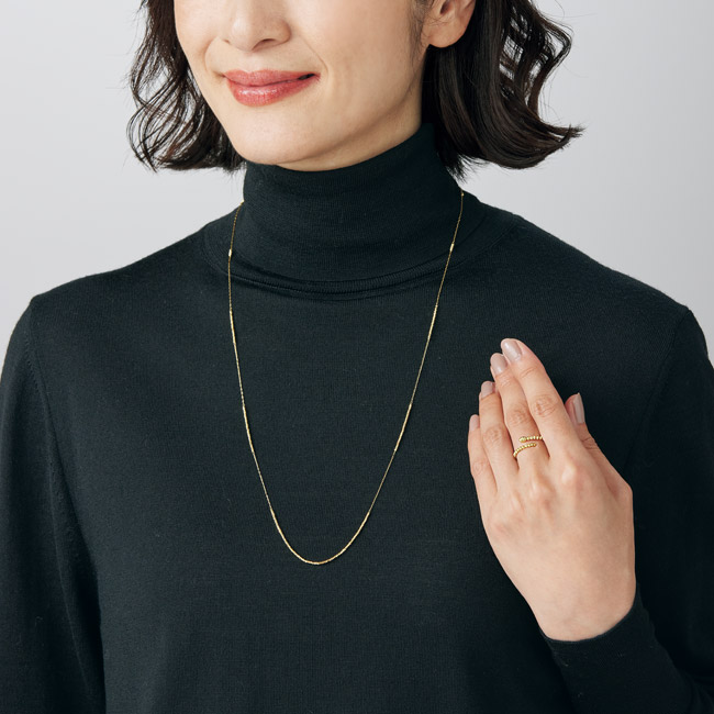 K18YGフレキシブルリング