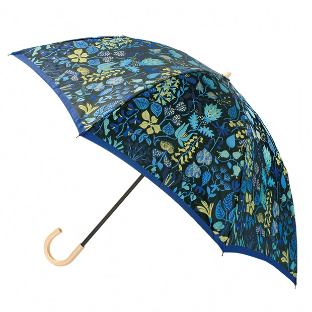 ジャカード織の晴雨兼用折りたたみ傘