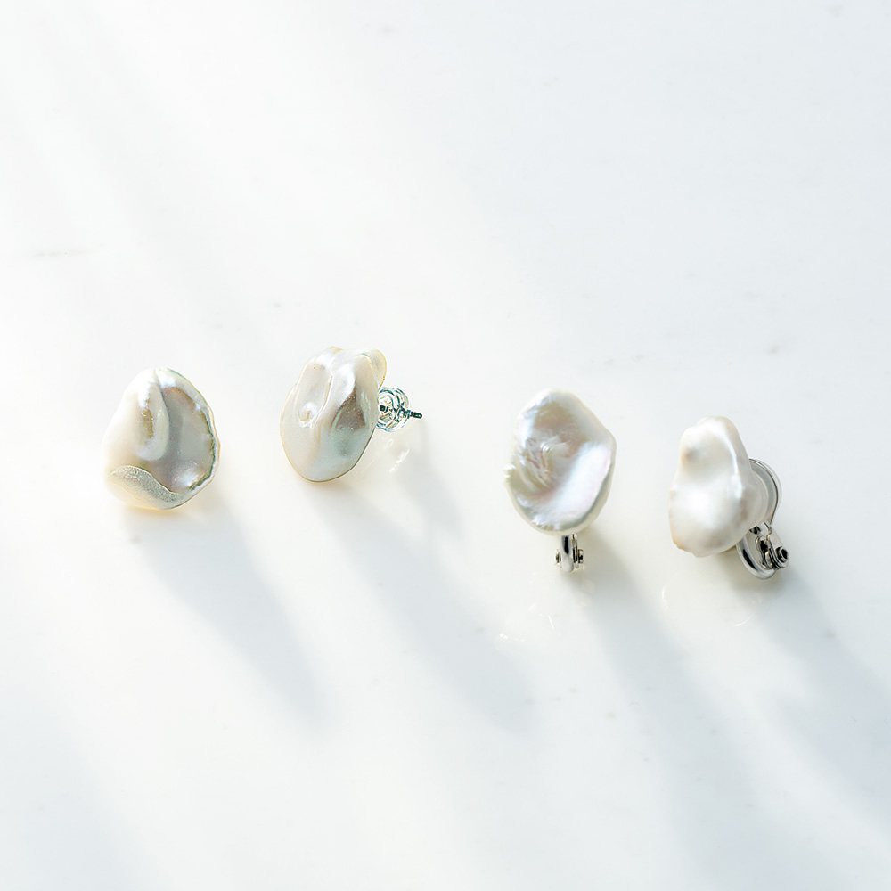 淡水バロックパール･イヤリング／ピアス
