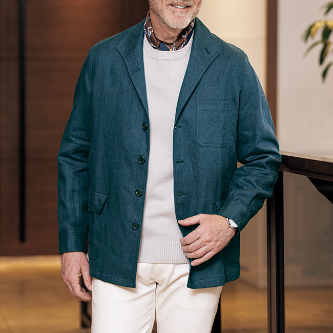 リネンテバジャケット