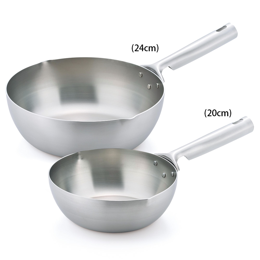 深型フライパン2個セット