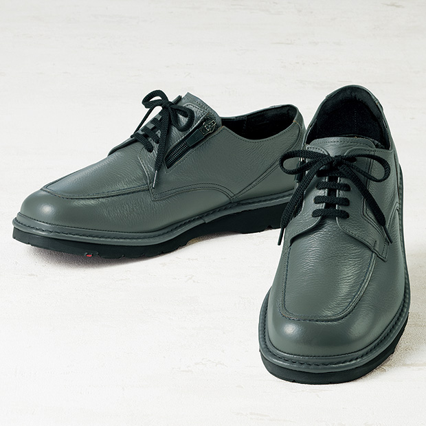 紳士の快適Uチップシューズ