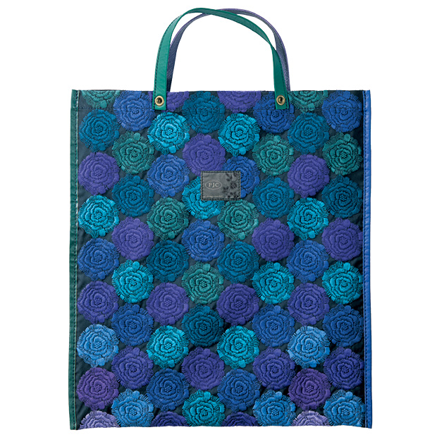 刺しゅう入りトートバッグ／モネのバラ