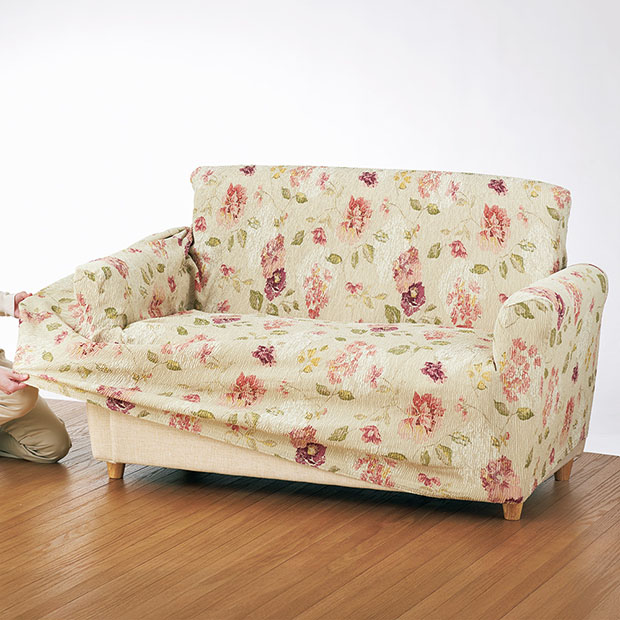 スペイン製ソファカバー／ジャカード織