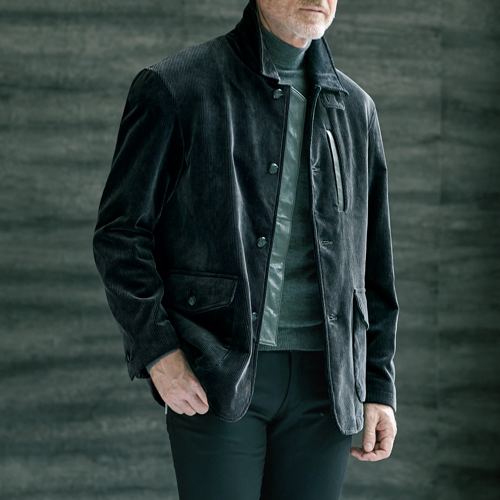 ソフトコーデュロイカバーオール