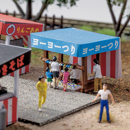 ジオラマ作品「夏まつり」